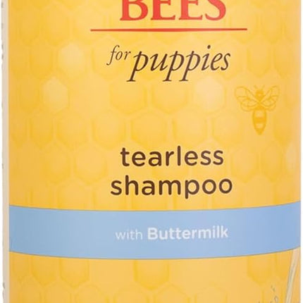 Tearless Puppy Shampoo with Buttermilk, 95% Natural Origin Formulas, Shampoo for Puppies - Gentle Dog and Puppy Shampoo Tear Free, Best Puppy Shampoo Tearless, 32 Oz