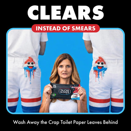 Poopsicle, Ice Pop Scented Extra Large Flushable Wipes, 48 Count, 5 Pack (240 Total)
