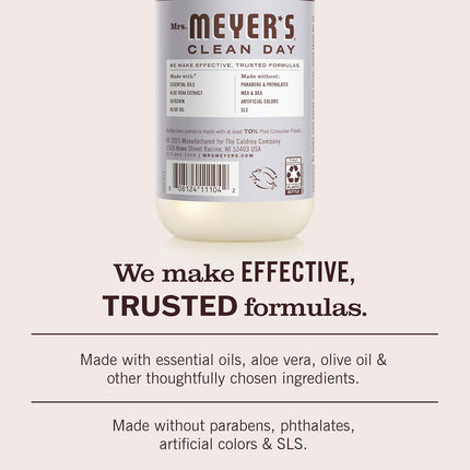 MRS. MEYER'S CLEAN DAY Hand Soap, Lavender Scent, 12.5 Fl Oz Bottle