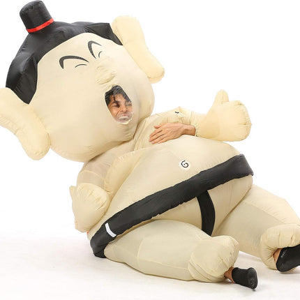 Sumo Wrestler Fat Suit, Full Body Inflatable Costume for Party, Adult Size