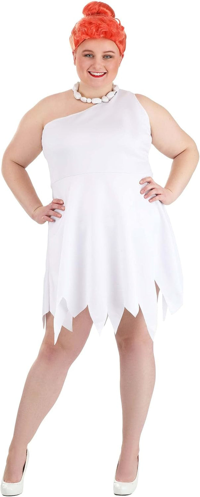 plus Size Flintstones Wilma Flintstone Costume for Women - Includes Dress & Necklace with Wig Option Available
