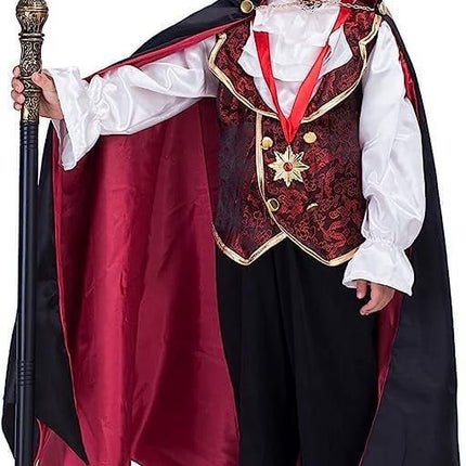 Gothic Vampire Costume Kids, Toddler Vampire Costume Halloween Vampire Costume, Vampire Costume for Boys, Halloween Party Dress up (3-4Yrs)