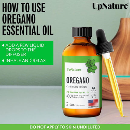 Oregano Oil - Huge 2Oz - 100% Pure Oregano Essential Oil