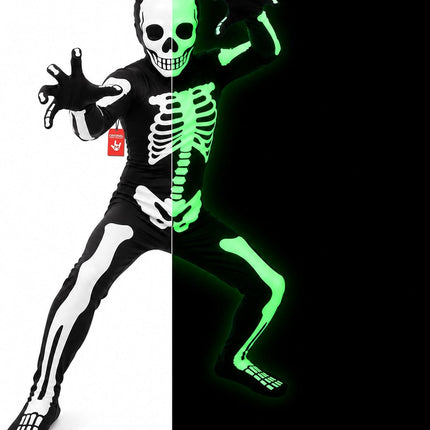 Black Skeleton Kids, Kids Halloween Costume