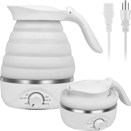 Foldable Travel Electric Kettle 700Ml 850W 110V White