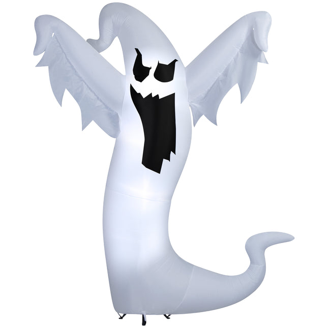 Scary Ghost Airblown Yard Inflatable, Multicolor, 9.5', Halloween by