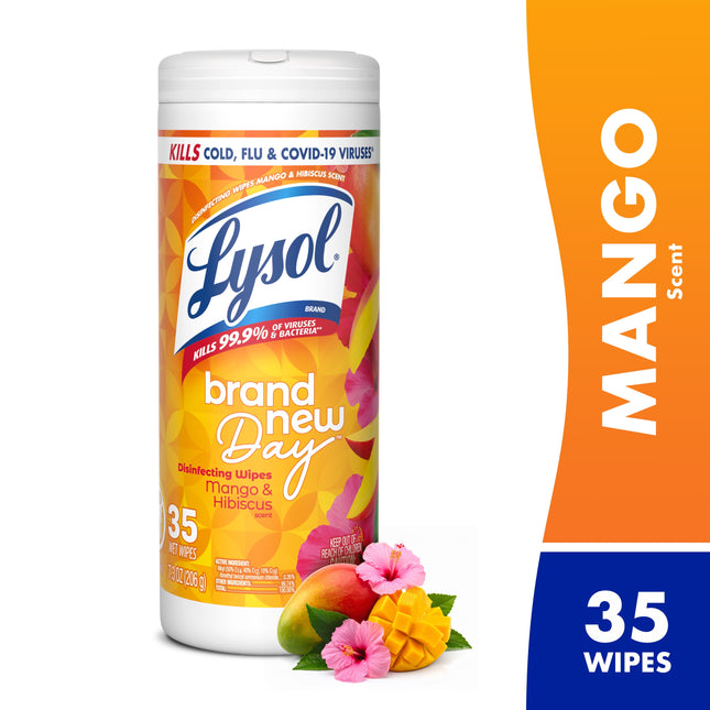 ® Disinfecting Wipes, Mango & Hibiscus, 35 Count