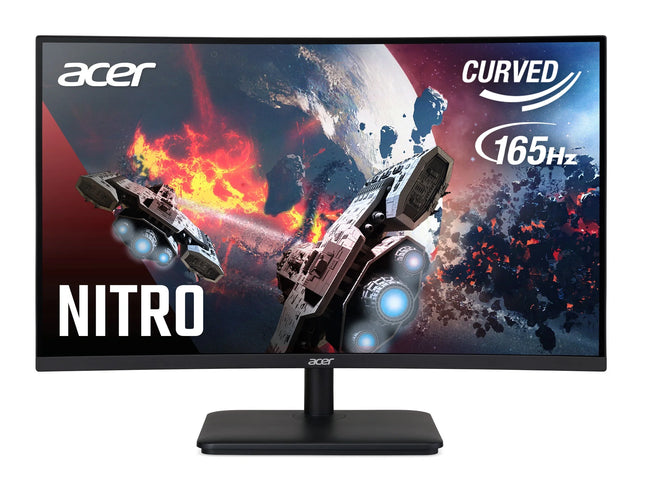 Nitro 27" FHD (1920X1080) Curved 165Hz Gaming Monitor, Black, ED270R Sbiipx, New