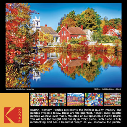 Kodak 1000-Piece Autumn in Harrisville, New Hampshire Jigsaw Puzzle