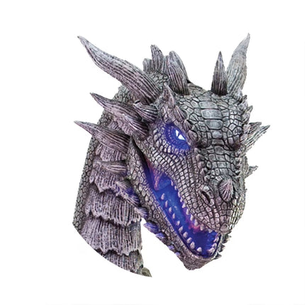 7 Ft. Animated Winter Dragon Halloween Decoration