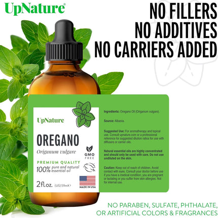 Oregano Oil - Huge 2Oz - 100% Pure Oregano Essential Oil