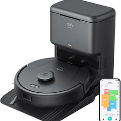 L60 Robot Vacuum with Self Empty Station, Hair Detangling Technology, up to 60 Days Hands Free Cleaning, 5,000 Pa Suction, Remove Hair, Dust
