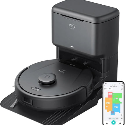 L60 Robot Vacuum with Self Empty Station, Hair Detangling Technology, up to 60 Days Hands Free Cleaning, 5,000 Pa Suction, Remove Hair, Dust