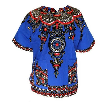 Dashiki New African Clothing Traditional Print Tops Fashion Design African Bazin Riche Clothes Dashiki T-Shirt for Men Women