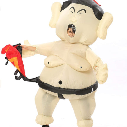 Sumo Wrestler Fat Suit, Full Body Inflatable Costume for Party, Adult Size