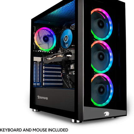 Pro Gaming PC Computer Desktop Element MR 202I (Intel I7-11700F 2.5Ghz,Nvidia Geforce GTX 1660 6GB, 16GB DDR4, 240GB SSD, 1TB HDD, Wifi Ready, Windows 10 Home)