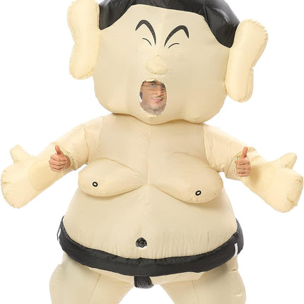 Sumo Wrestler Fat Suit, Full Body Inflatable Costume for Party, Adult Size