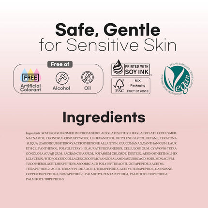 Energizing Pink Collagen Jelly Gel Mask , Overnight Face Mask for Glass Glow Skin Care ,Moisturizing Collagen Face Mask, Korean Skincare, 4Ea