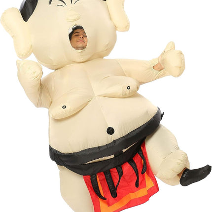 Sumo Wrestler Fat Suit, Full Body Inflatable Costume for Party, Adult Size