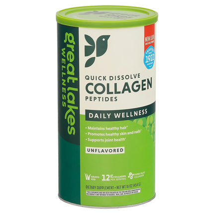 (2 Pack)  Quick Dissolve Collagen Peptides - Unflavored 16 Oz Pwdr
