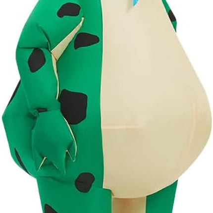 Funny Frog Outfit Inflatable Frog Costume Blow-Up Cosplay Costume for Adult/Birthday/Halloween