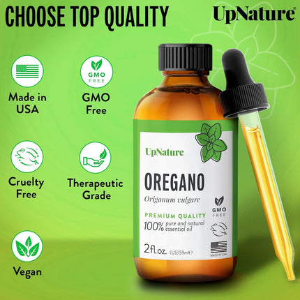 Oregano Oil - Huge 2Oz - 100% Pure Oregano Essential Oil