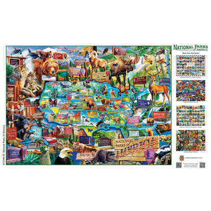 National Parks of America 1000 Piece Adult Jigsaw Puzzle 19.25" by 26.75"