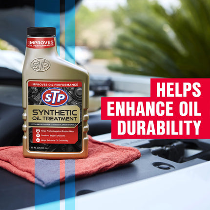 Synthetic Oil Treatment Engine Oil Additive, 15 Fl Oz