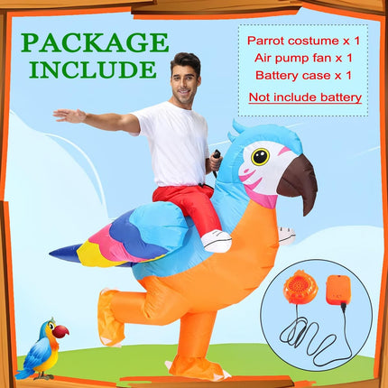 Inflatable Parrot Costume for Adult Blow up Halloween Costumes