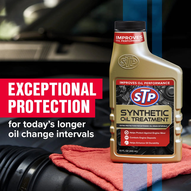 Synthetic Oil Treatment Engine Oil Additive, 15 Fl Oz