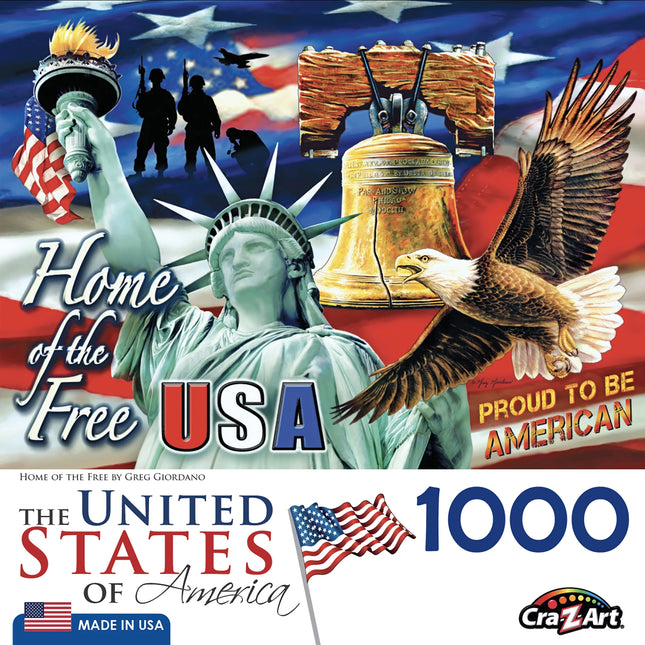 1000-Piece Home of the Free Adult Jigsaw Puzzle
