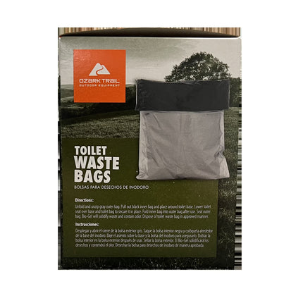 (2 Pack) Ozark Trail Portable Toilet Waste Bags, 6 Count