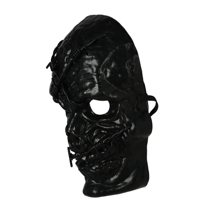 Skull Mask Costume Accessory for Adults, Black, Halloween by