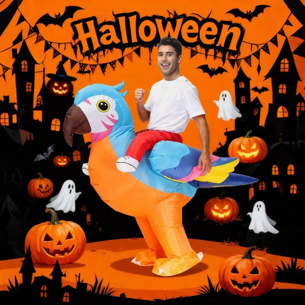 Inflatable Parrot Costume for Adult Blow up Halloween Costumes