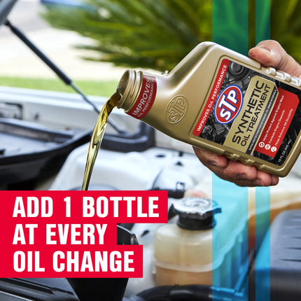 Synthetic Oil Treatment Engine Oil Additive, 15 Fl Oz