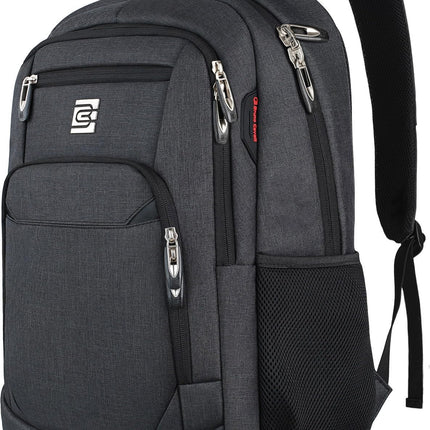 Laptop Backpack,Business Travel anti Theft Slim Durable Laptops Backpack,Water Resistant College Computer Bag for Women & Men Fits 15.6 Inch Laptop and Notebook - Black