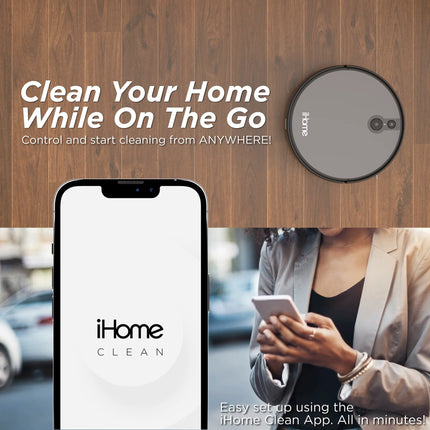 Autovac Juno Robot Vacuum, Mapping Technology, Strong Suction, 120 Min Runtime, App + Remote Control, New