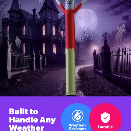 20Ft Monster Air Dancers Inflatable Tube Man Attachment | Halloween Inflatables Outdoor Decoration | Wacky Waving Halloween Blow up for Yard Display or Business (Blower Not Included)
