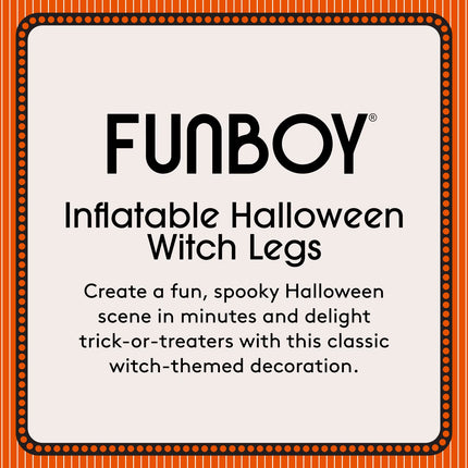 Inflatable Halloween Witch Legs, Indoor/Outdoor Halloween Decor