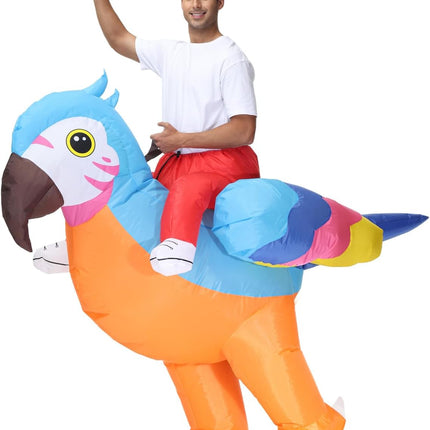 Inflatable Parrot Costume for Adult Blow up Halloween Costumes