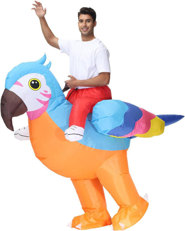 Inflatable Parrot Costume for Adult Blow up Halloween Costumes