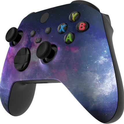 Custom Shell for Xbox Series X & S Controller, Nebula Galaxy Replacement Cover Front Housing Cover for Xbox Core Controller Wireless