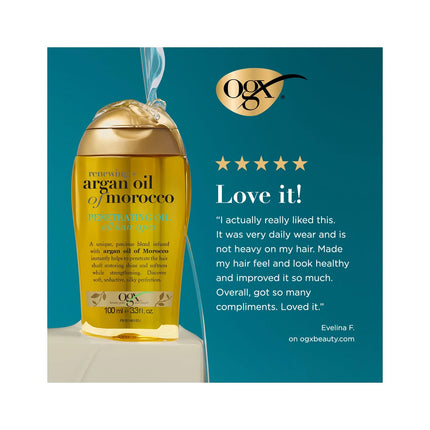 Extra Strength Argan Oil of Morocco Hair Oil Serum