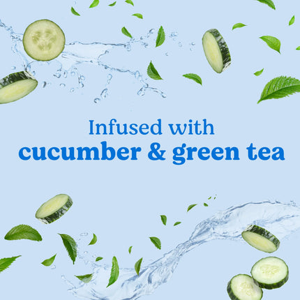 Scented Wipes with Cucumber & Green Tea, 3 Flip-Top Packs, 168 Total Count