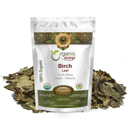 Organic Way Birch Leaf Cut & Sifted - Organic, Kosher & USDA Certified