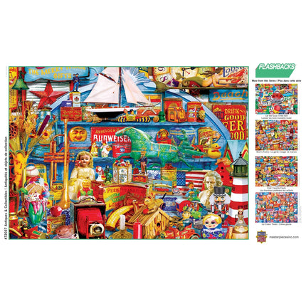 1000 Piece Jigsaw Puzzle - Flashbacks Antiques & Collectibles 19.25"X26.75"