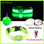 Green Button Battery / Xxl Neck 43-62 Cm