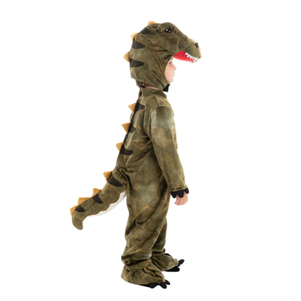 T-Rex Dinosaur Animals Costumes Jumpsuit with Toy Egg for Kids Halloween Dress-Up Party 2-7 Years