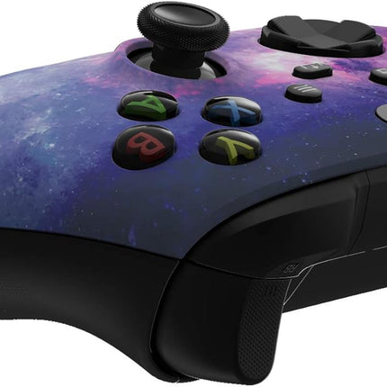 Custom Shell for Xbox Series X & S Controller, Nebula Galaxy Replacement Cover Front Housing Cover for Xbox Core Controller Wireless