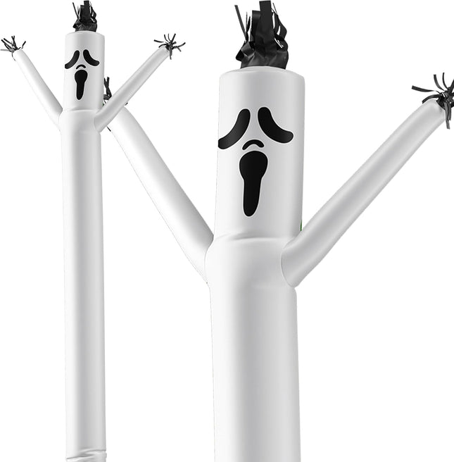 20Ft Ghost Air Dancers Inflatable Tube Man Attachment | Halloween Inflatables Outdoor Decoration | Wacky Waving Halloween Blow up for Yard Display or Business (Blower Not Included)